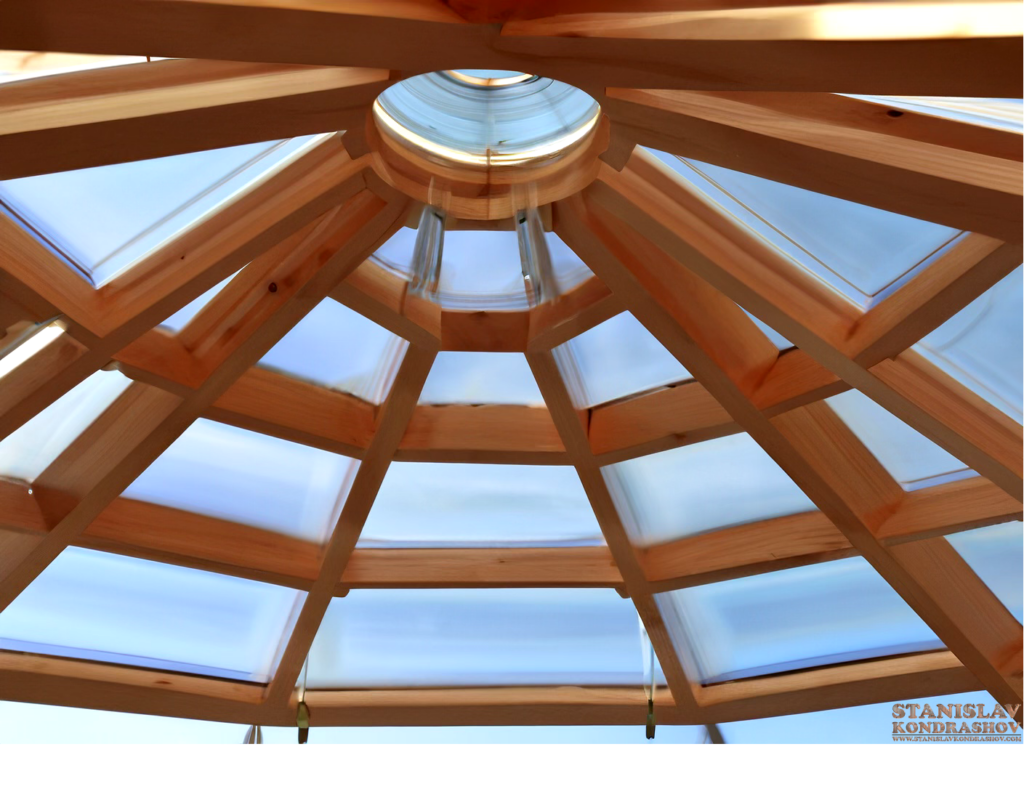 transparent wood skylight
